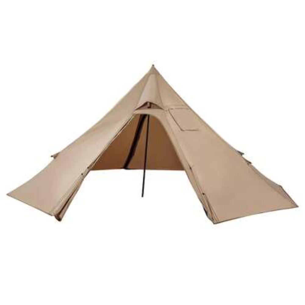 Outdoor Adventure Dome Shelter - 2人用ホットドームテント ポータブル冬用ティピーテント ストーブジャック付き 防水防風 4シーズン対応 キャンプシェルター