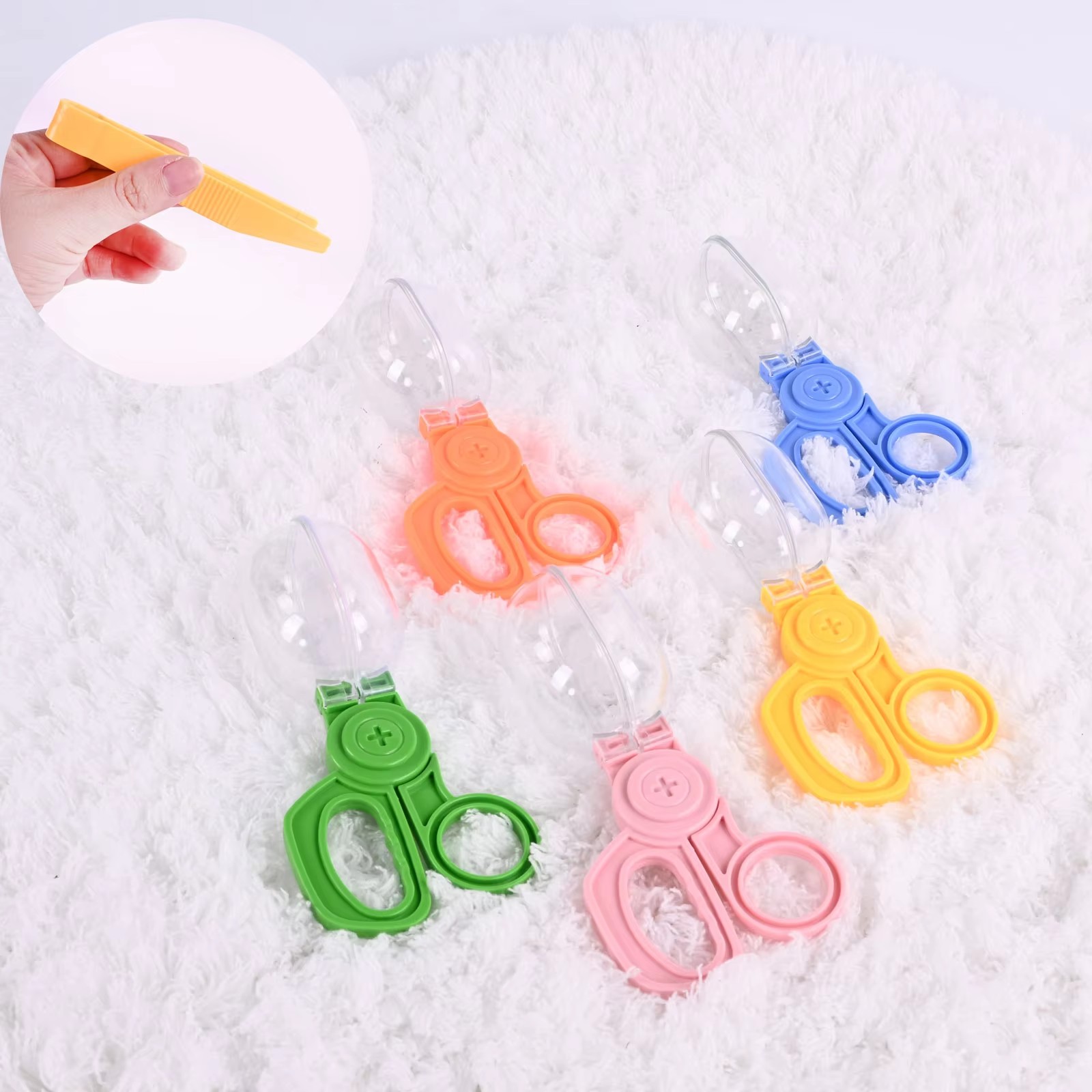 Outdoor Adventure Gifts - アドベンチャー昆虫カプセルクリップおもちゃアクセサリー、試験管クリップスプーン、子供用アウトドアスポーツトレーニングおもちゃ