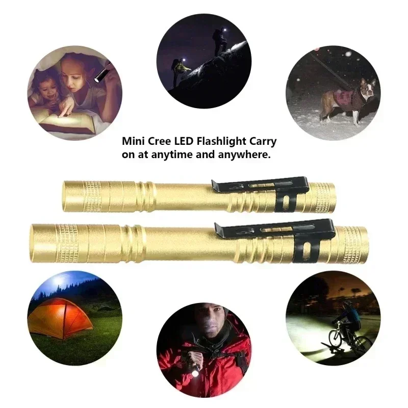 ミニポータブル LED ペンライト クリップ付き 超高輝度  - Outdoor Adventures のレビューと価格