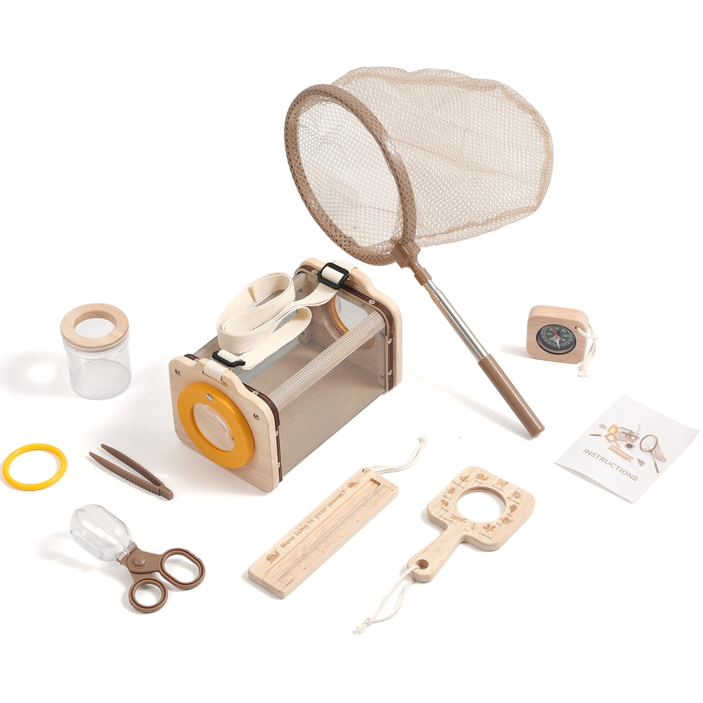 モンテッソーリ教育玩具 子供用屋外冒険セット 探検キット 昆 - Outdoor Adventure Educator のレビューと価格