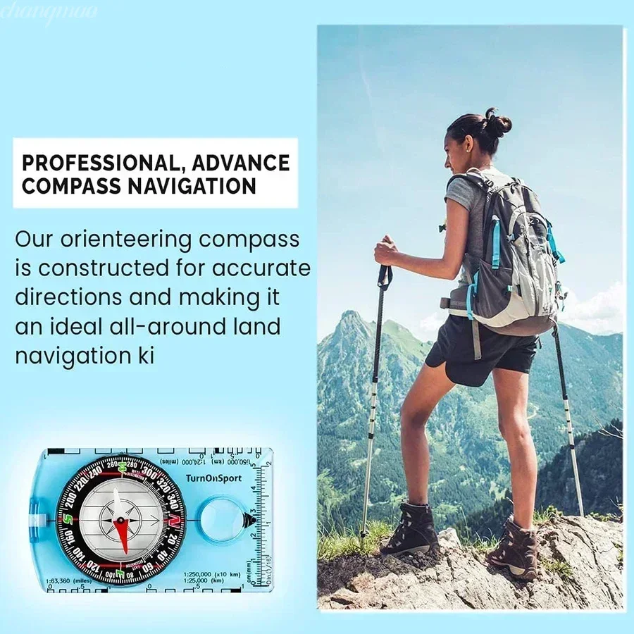 防水オリエンテーリングコンパス ベースプレート マップリーデ - Map Compass Orienteering のレビューと価格
