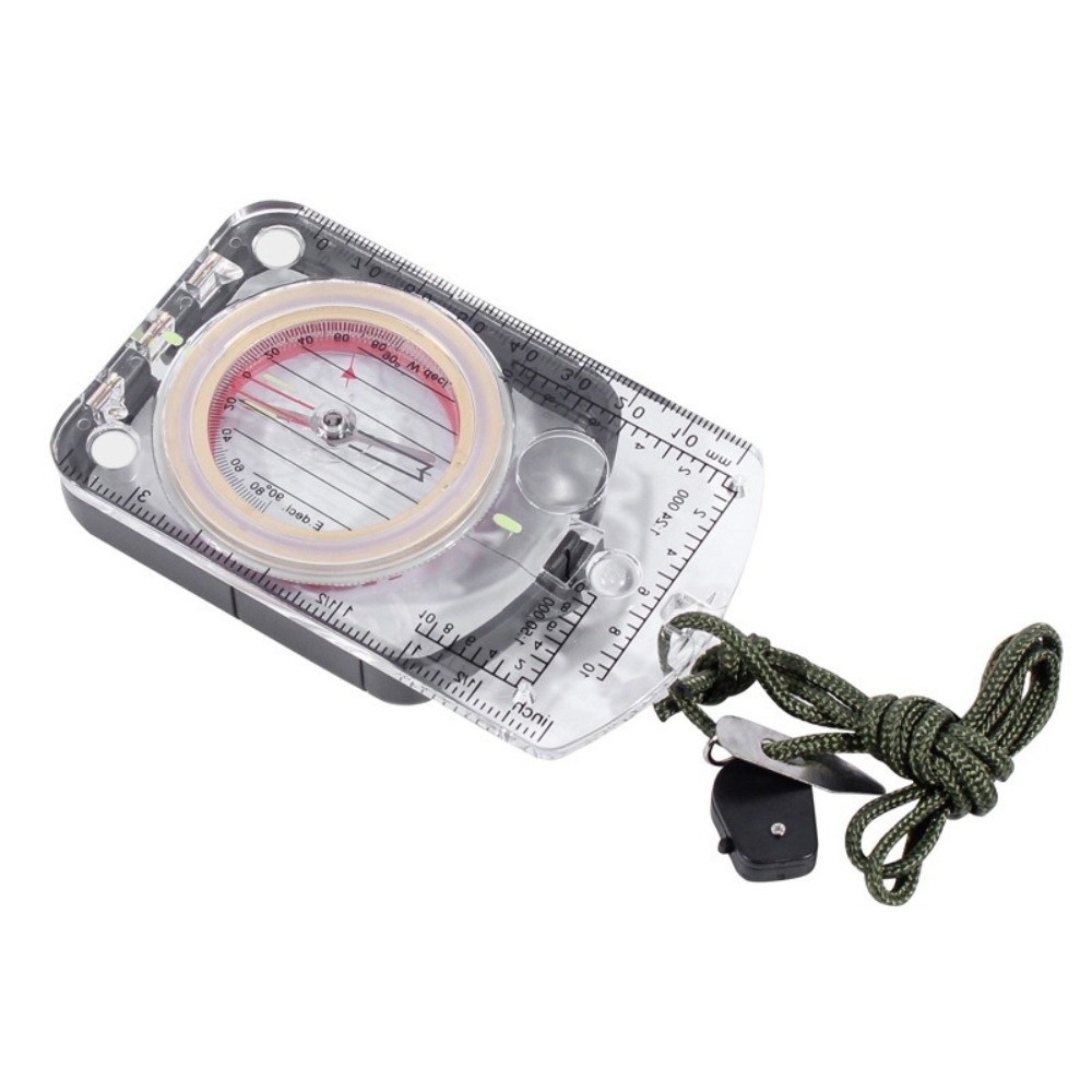 新しい発光式屋外用コンパス、折りたたみ式透明照準器付き傾斜計 - Map Compass Orienteering のレビューと価格