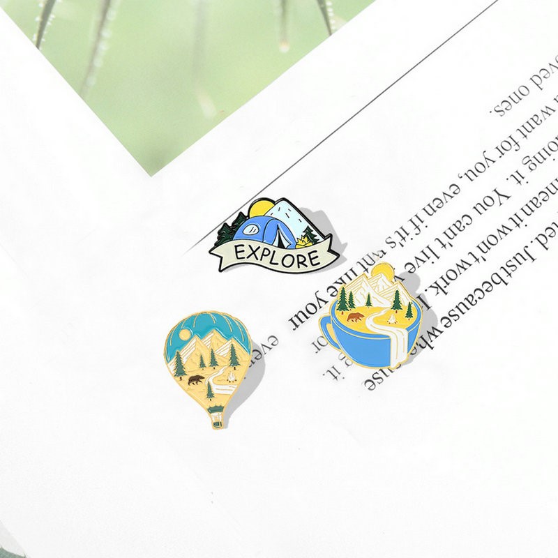 キャンプアドベンチャーエナメルピンカスタムアウトドア探索ナチ - Outdoor Adventure For Kids のレビューと価格