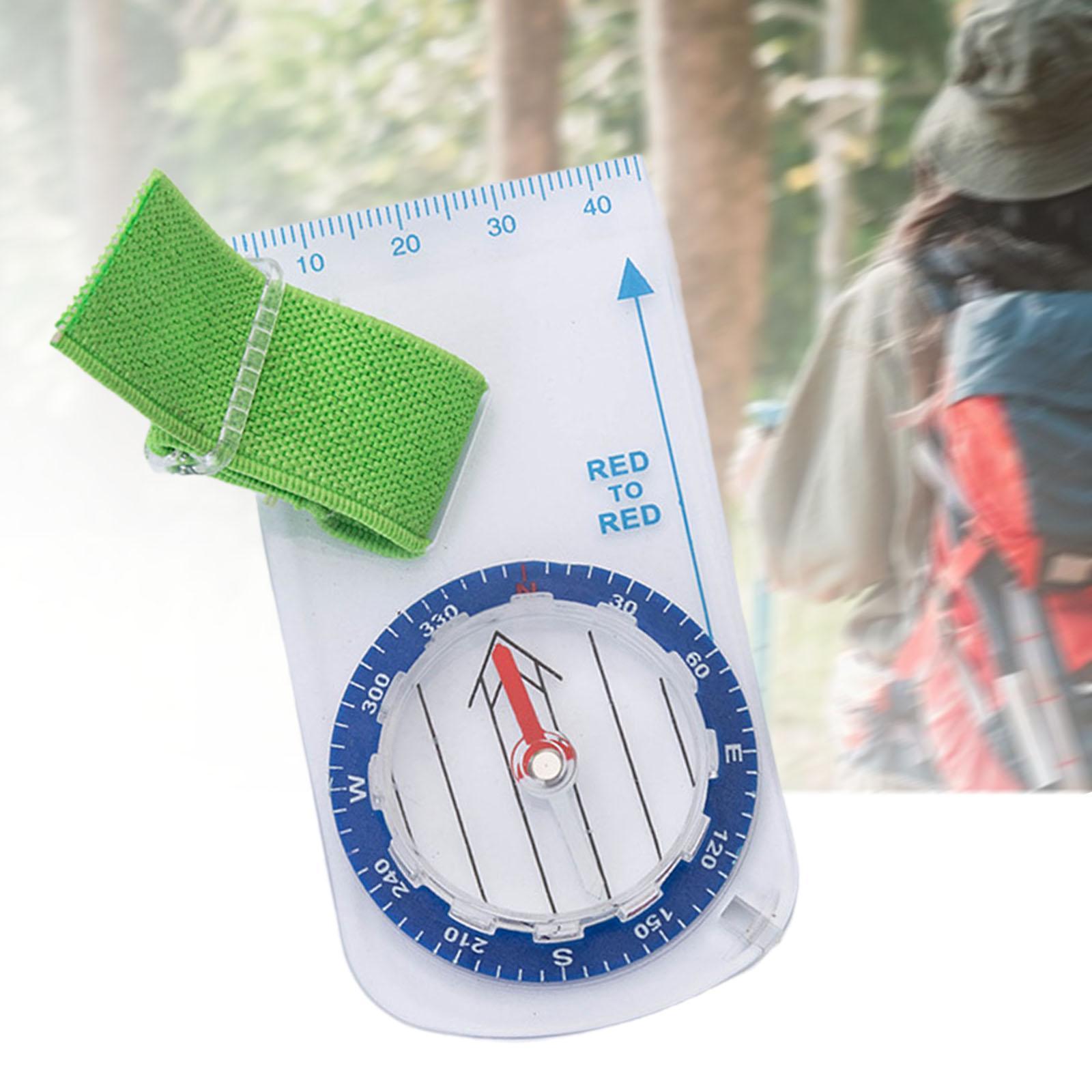 オリエンテーリングコンパス ハイキングサバイバルツール ミニ - Map Compass Orienteering のレビューと価格