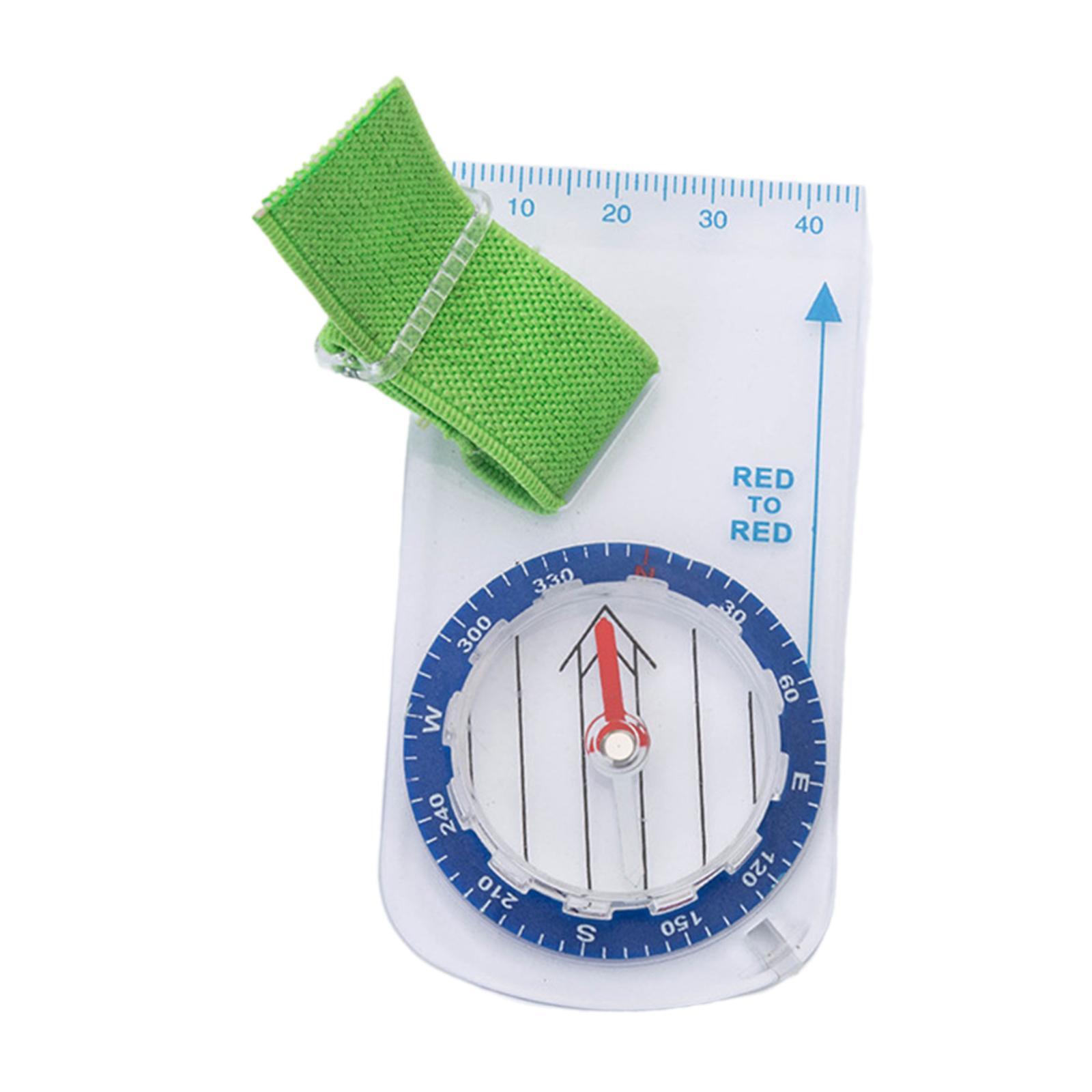 オリエンテーリングコンパス ハイキングサバイバルツール ミニ - Map Compass Orienteering のレビューと価格