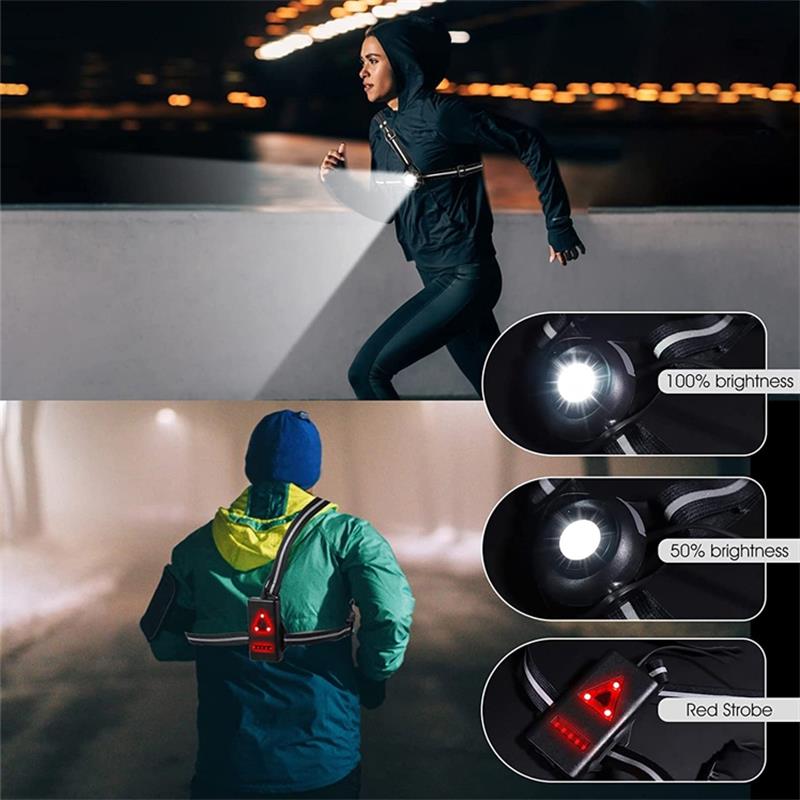 1pc 屋外ナイトランニング USB ChargingLig - Outdoor Adventure Holidays のレビューと価格