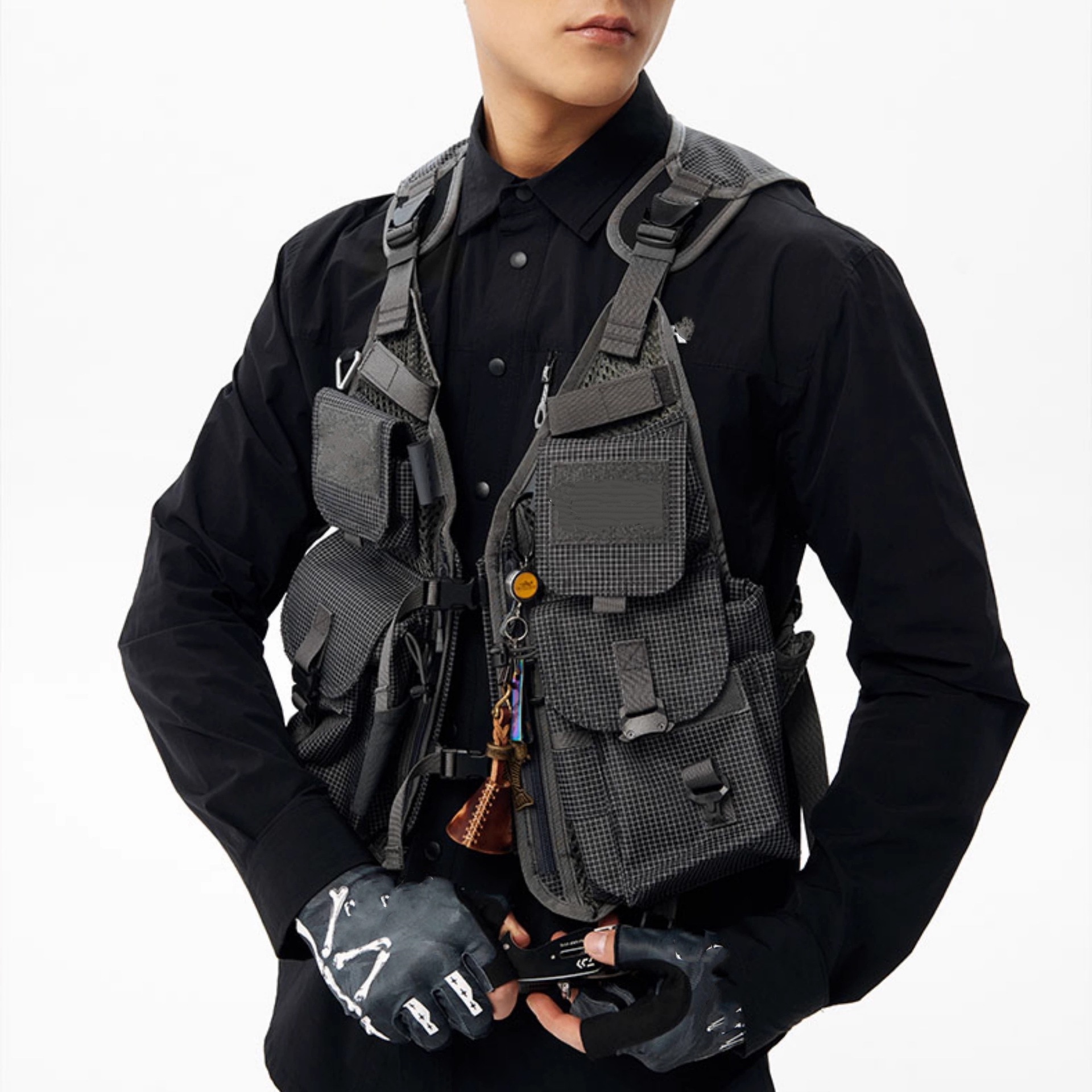 アウトドアタクティカルフィッシングベスト メンズ レディース - Outdoor Adventure Vest のレビューと価格