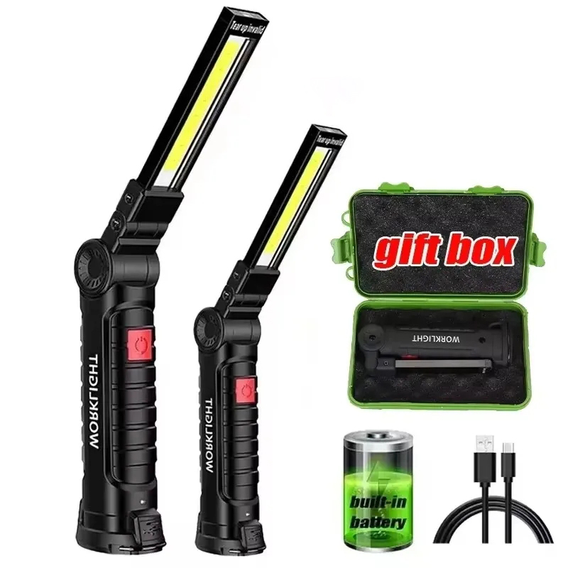 ポータブルハンドヘルド懐中電灯 USB充電式 LEDワークラ - Outdoor Adventures のレビューと価格