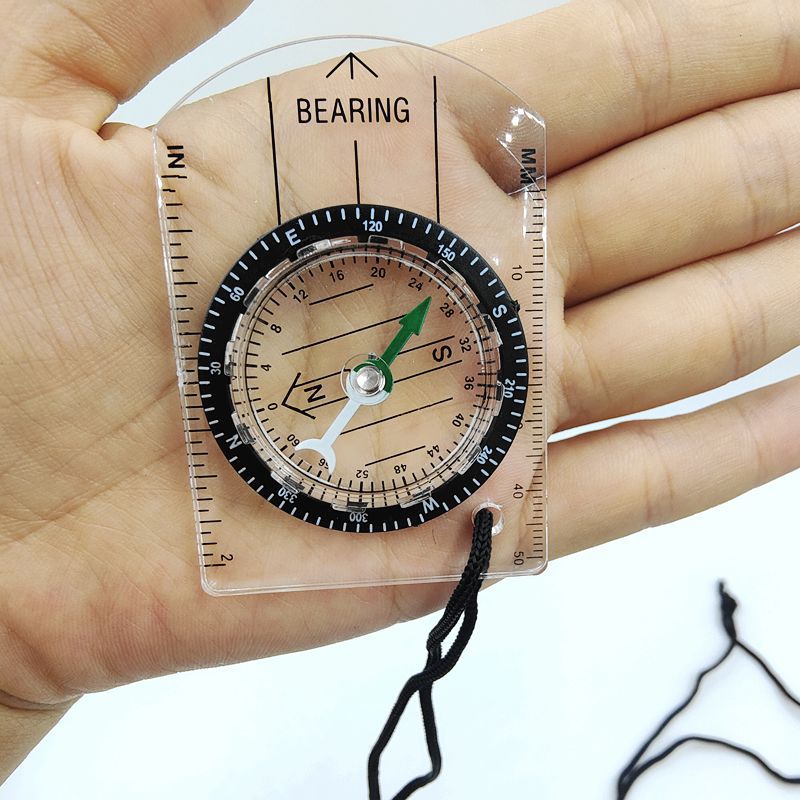 1 個の新しい屋外用ミニアクリル透明スケールコンパスマップ測 - Map Compass Orienteering のレビューと価格