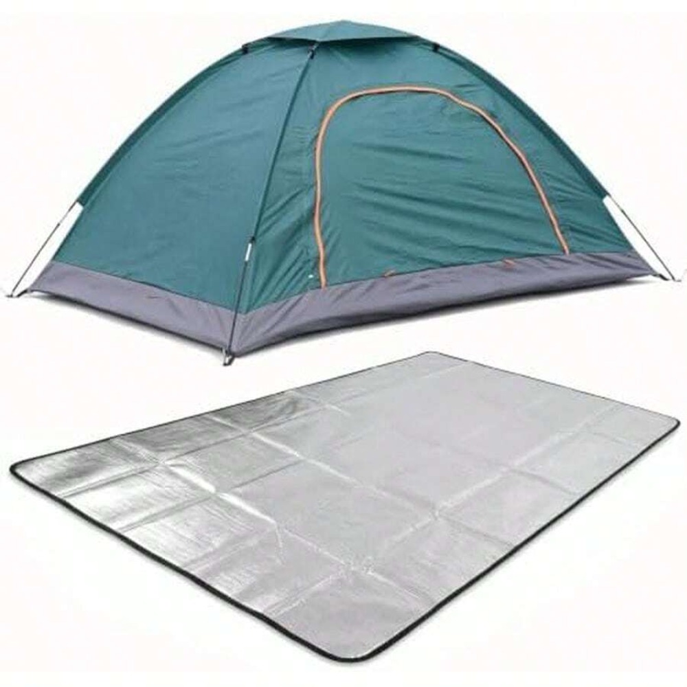 簡単設営 通気性メッシュ ダブルレイヤー 防水ドームテント  - Outdoor Adventure Dome Shelter のレビューと価格