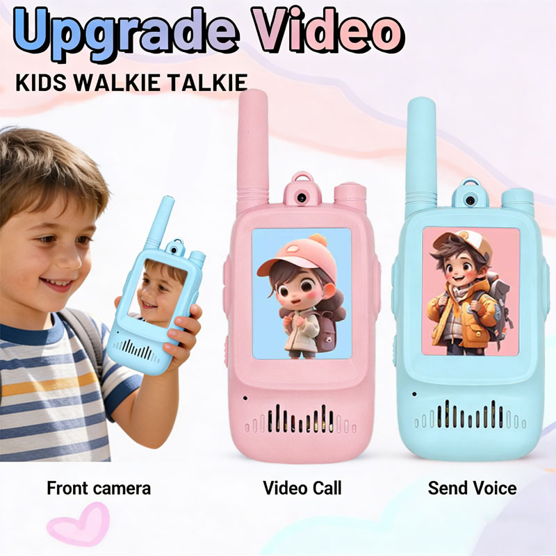2個セット 子供用ビデオトランシーバー 充電式 室内・屋外用 - Outdoor Adventure For Kids のレビューと価格